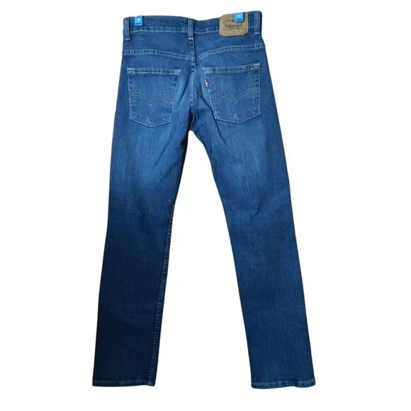 Levi's Boys 511 Size 14 Regular 27 x 27 Blue Jeans Denim Classic Casual - Picture 4 of 4